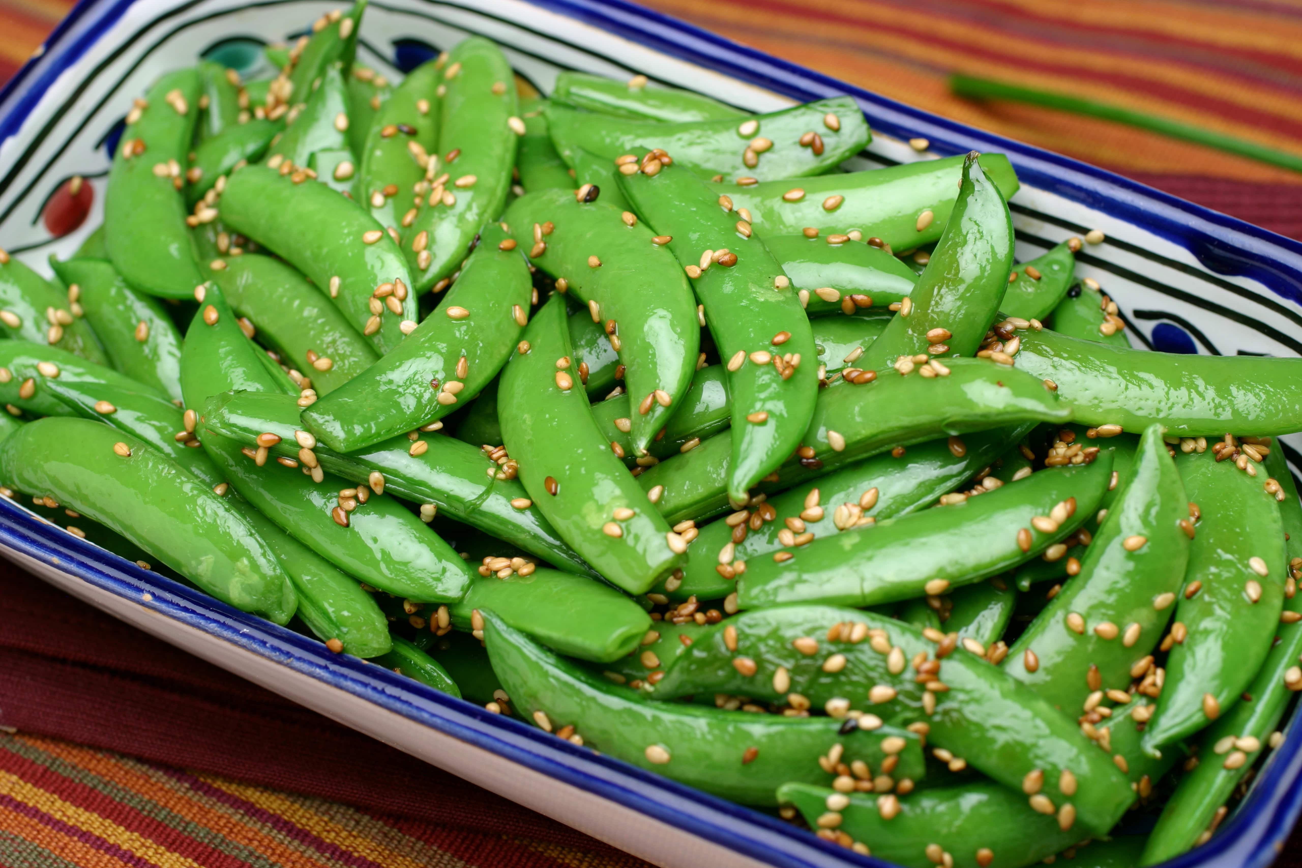 Sesame Sugar Snaps 