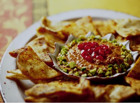 Muhammara (Pomegranate, Red Pepper and Pomegranate Dip) 