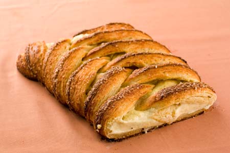 Danish Pastry Braid with Goat Cheese & Cardamom 