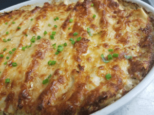 Chicken and Spinach Cannelloni with Lemon Crema 